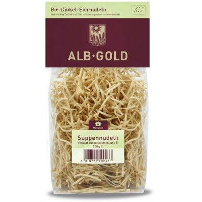 Alb-Gold Makaron (orkiszowy jajeczny) nitka 250 g Bio