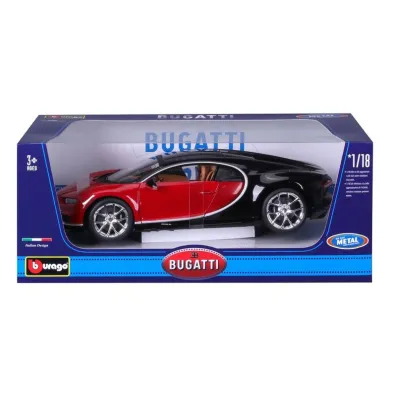 Bburago Model 1:18 Bugatti Chiron czerwony 18-11040