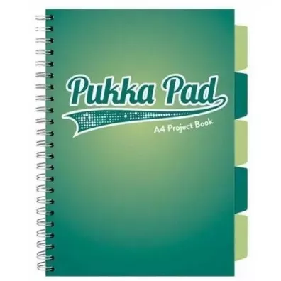 Pukka Pad Project Book A4 Dark kratka 100 kartek 3 szt.