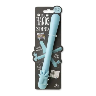 Hands stand uchwyt do ksi��ki / tabletu niebieski