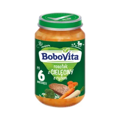 BoboVita Roso�ek z ciel�ciny z ry�em po 6 miesi�cu 190 g