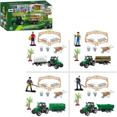 Zestaw farma traktor z akcesoriami Trifox