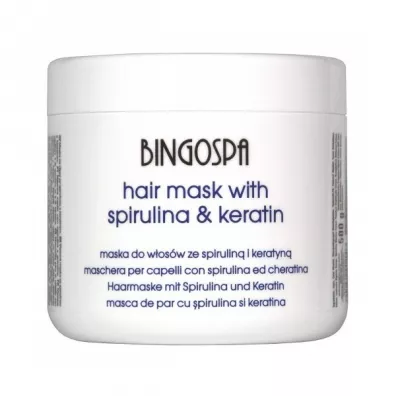 BingoSpa Maska do wosw spirulina + kreatyna 500 g