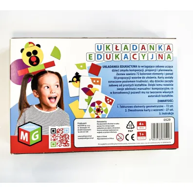 Puzzle Montessori - uk�adanka edukacyjna - Papuga Multigra