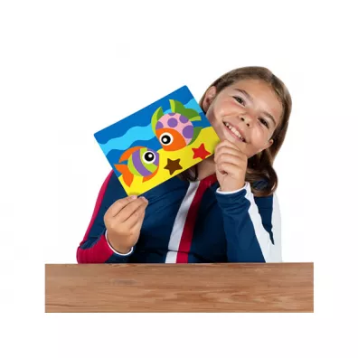 Album do kolorowania piaskiem Morskie Zwierztka 5 l+ Sabbiarelli
