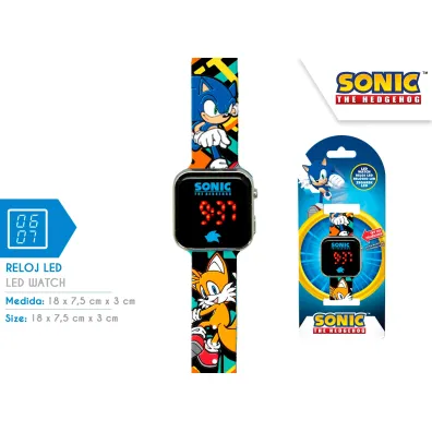 Sonic the Hedgehog Zegarek LED z kalendarzem Sonic SNC4228M