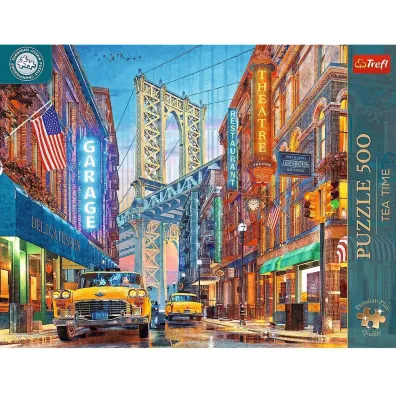 Puzzle 500 el. Tea Time: Widok na Manhattan Trefl