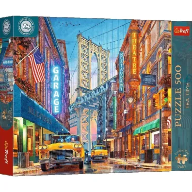 Puzzle 500 el. Tea Time: Widok na Manhattan Trefl