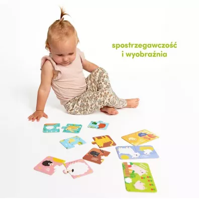 CzuCzu Zwierztka z gospodarstwa Puzzle do pary Bright Junior Media