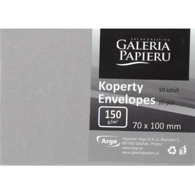 Argo Koperta 70x100 NK srebrna per�owa op10szt GALERIA PAPIERU 280440