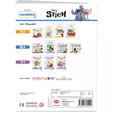 Disney uczy. Stitch. Kaligrafia