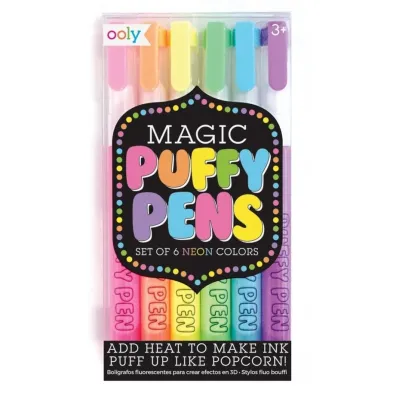 Ooly Flamastry z Efektem 3D Magicznie Puchn�ce 6 szt