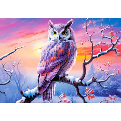 Puzzle 500 el. Owl`s Perfect Evening Castorland