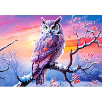 Puzzle 500 el. Owl`s Perfect Evening Castorland