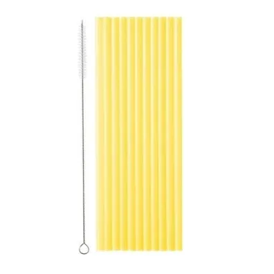 PartyDeco S�omki plastikowe ��te 23cm 12 szt