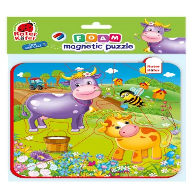 Puzzle magnetyczne Zwierzta na farmie Roter Kafer