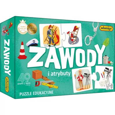 Puzzle Zawody i atrybuty Adamigo