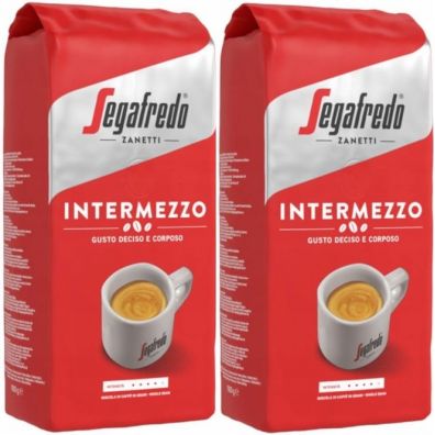 Segafredo Intermezzo kawa ziarnista Zestaw 2 x 1000 g
