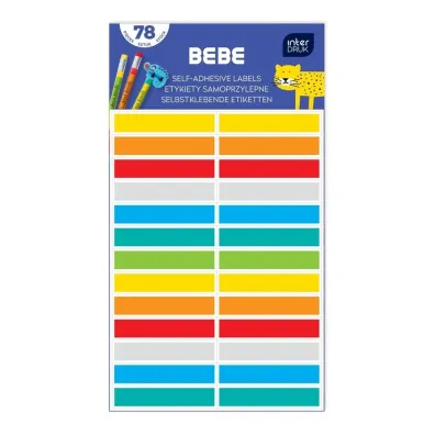 BEBE Friends Etykiety samoprzylepne 78szt Bebe Kids