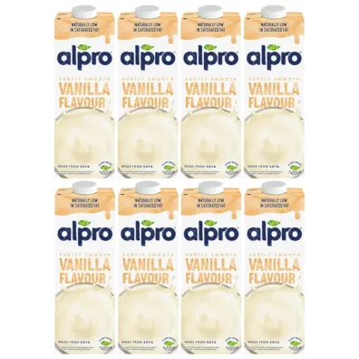 Alpro Nap�j sojowy waniliowy zestaw 8 x 1000 ml