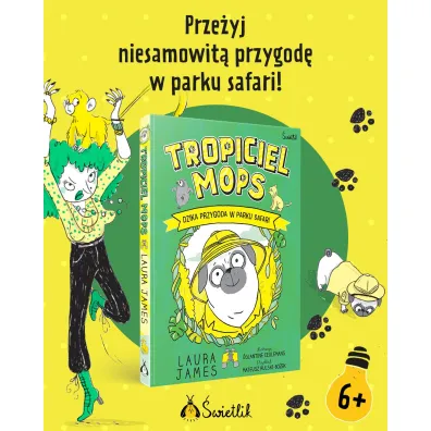 Dzika przygoda w parku safari. Tropiciel Mops