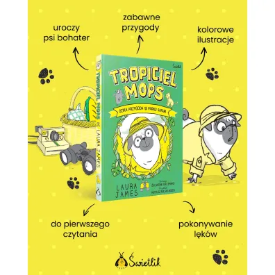 Dzika przygoda w parku safari. Tropiciel Mops