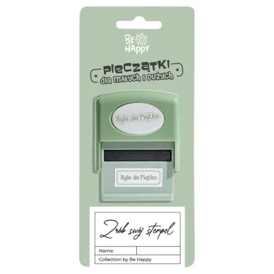 Be-Happy Gifts Piecz�tka z napisem - Byle do Pi�tku