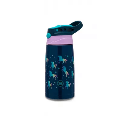 Coolpack Blue Unicorn Bidon metalowy Bono Blue Unicorn 350ml