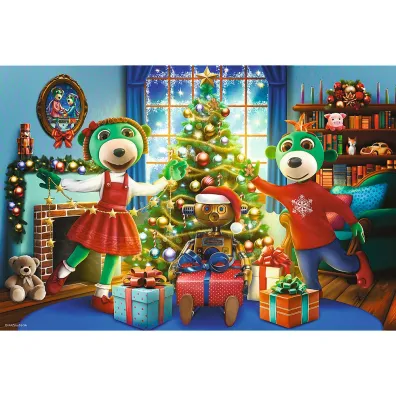 Puzzle 100 el. Zimowe Trefliki