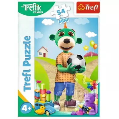 Puzzle mini 54 el. Weso�y �wiat Treflik�w 2