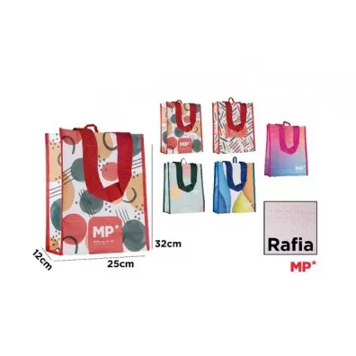 Mp Main Paper Torba z rafii ma�a MIX 25x32x12cm