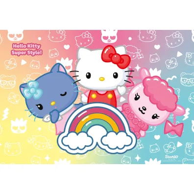 Puzzle dla dzieci 2x24 el. Hello Kitty Ravensburger