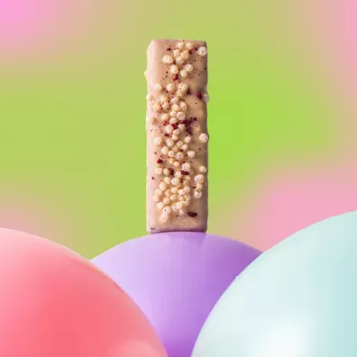Fizi Baton w biaej polewie Birthday Cake 45 g