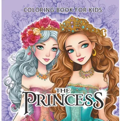 Kolorowanka usztywniana The Princess Ksi�niczki niebieska