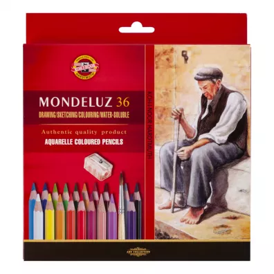 Koh-I-Noor Kredki Mondeluz + p�dzel 3713 48 kolor�w