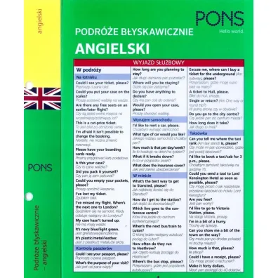 B�yskawicznie podr�e angielski PONS