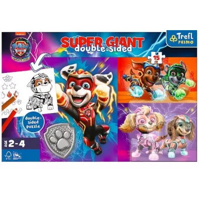 Puzzle 15 el. Giant Wspania�a dru�yna Trefl