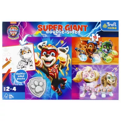Puzzle 15 el. Giant Wspania�a dru�yna Trefl