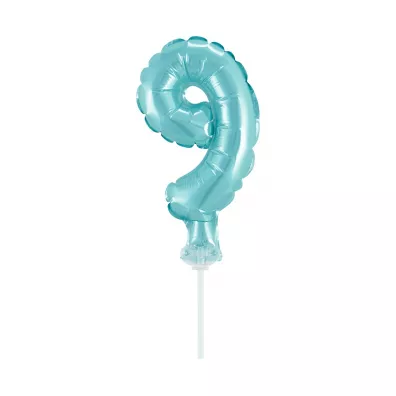 Godan Balon foliowy na patyczku BC-5BL9 Cyfra 9