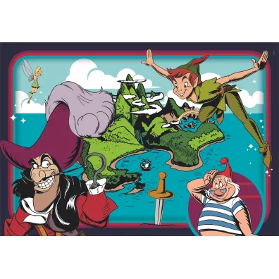 Puzzle 2x60 el. SuperColor. Disney Classic Clementoni