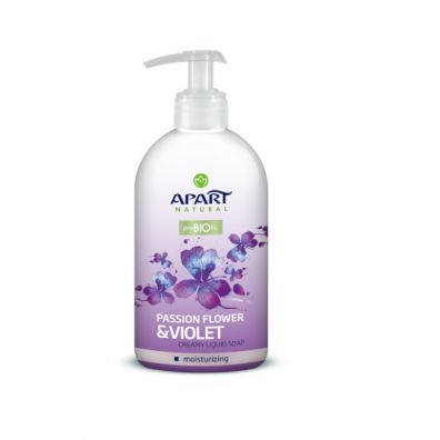 Apart Natural Prebiotic kremowe mydło w płynie Passion Flower & Violet 500 ml
