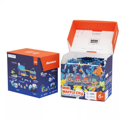 Klocki Mini Waffle City: Posterunek Policji