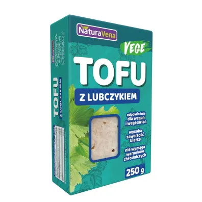 NaturaVena Tofu kostka lubczyk 250 g