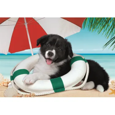 Puzzle 104 el. SuperColor. Sunny Beach Clementoni