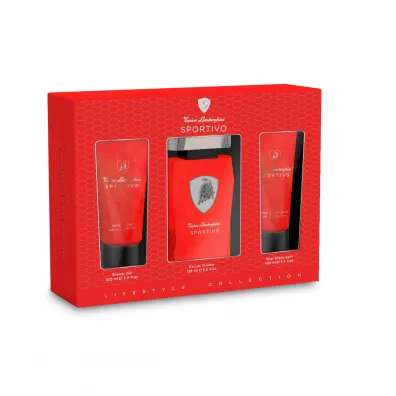 Tonino Lamborghini Zestaw Sportivo Woda toaletowa + Balsam po goleniu + �el pod prysznic 125 ml + 2 x 100 ml