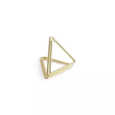 PartyDeco Stojaki na winietki Tr�jk�ty z�oty 2.3cm
