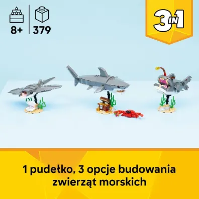 LEGO Creator Gro�ny rekin i skrzynia ze skarbem 31381