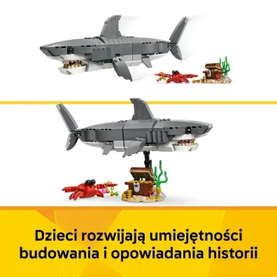 LEGO Creator Gro�ny rekin i skrzynia ze skarbem 31381