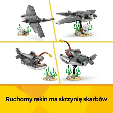 LEGO Creator Gro�ny rekin i skrzynia ze skarbem 31381