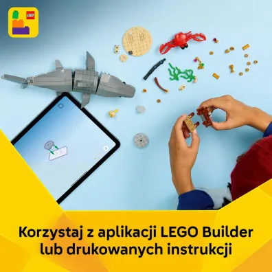 LEGO Creator Gro�ny rekin i skrzynia ze skarbem 31381